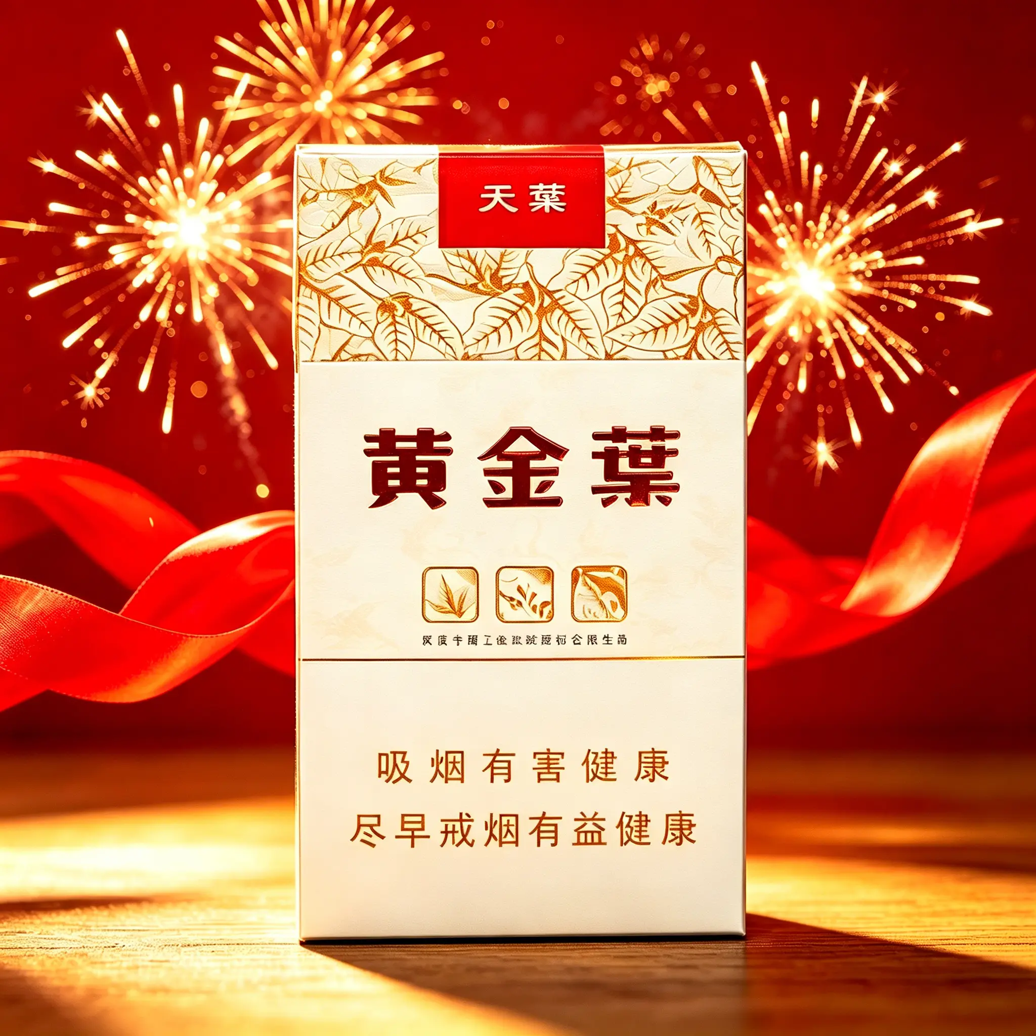 黄金叶木盒中支